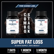 SARMs PureScienceLabs GW501516 + S4 (Candarine+Andarine), COMBO SARMs, Free Shipping+Free Ebook+Free