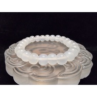 NanHong Ice Agate Full Jade Bracelet natural Detox Stone 9.8mm C804