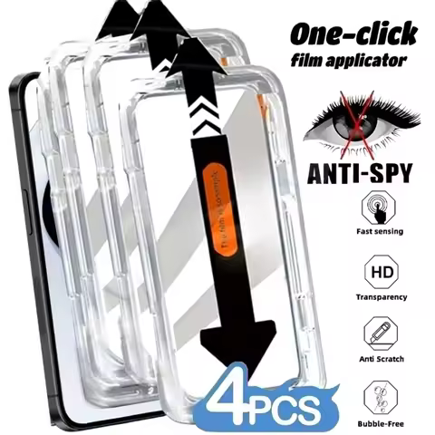 1-4PCS Easy Install Tempered Glass Screen Protectors For Samsung S25 Ultra S24 S23 FE S22 A54 A35 A3