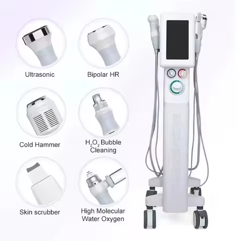 2026 Professional Export Model Hydro-Oxygen Facial Treatment Machine 6-in-1 Deep Skin Regeneration B