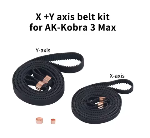 X +Y Axis Belt Kit For Anycubic Kobra 3 Max High Quality and Accurate Delivery X +Y Axis Belt Kit Fo