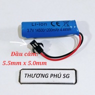 Pin sạc Lithium ion 14500 3.7V: 500mAh / 800mAh / 1200mAh dùng cho các thiết bị điện tử dân dụng...