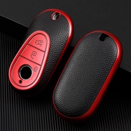 TPU Leather Car Remote Key Case Cover Shell Fob for Mercedes Benz C S Class W223 W206 S350 S400 S450