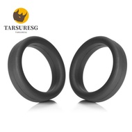 TARSURESG 3Pcs Luggage Wheel Ring, Silicone Diameter 35 mm Rubber Ring, Elastic Thick Flat Flexible Wheel Hoops Luggage Wheel