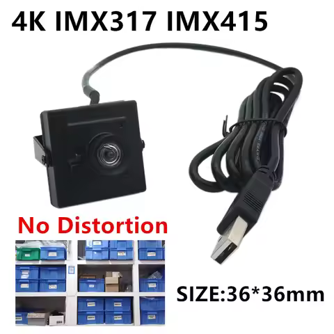 4K 8MP 13MP Webcam Wide Angle No Distortion Lens IMX317 IMX415 Ultra HD Mini PC Camera IMX214 Free D