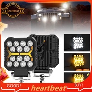 [Hot-Sale] 4 Inch Car LED Work Light Strobe Headlight White Yellow Offroad Driving Light Spotlight f