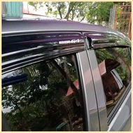 MITSUBISHI MIRAGE G4 2012 - 2024 RAIN VISOR MIRAGE LOGO Window Visor Door Visor Rain Guard ◄ ❃ ☩