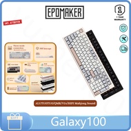 EPOMAKER Galaxy100 mechanical keyboard Aluminum Tut custom finished product three mode wireless Blue
