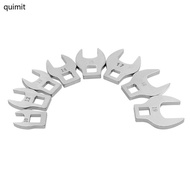QUIM 8Pcs 3 8Inch Drive Crowfoot Wrench 10 To 19mm Open End Spanner Fasteners