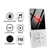 Bluetooth Mp3 Mp4 Player With Wireless Earbuds, 128gb Expandable Music Player Ebook Reader, Fm D6o9