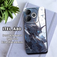 CC36 Flexible rubber softcase/ for ITEL A80 gundam Motif/case ITEL A80/kesing ITEL A80/silicon ITEL 