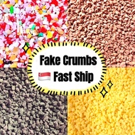 Fonfleurs 🇸🇬Fake Cookies Crumbs Polymer Clay Fimos Peanut Cream Chocolate Food Resin Decoration DIY 