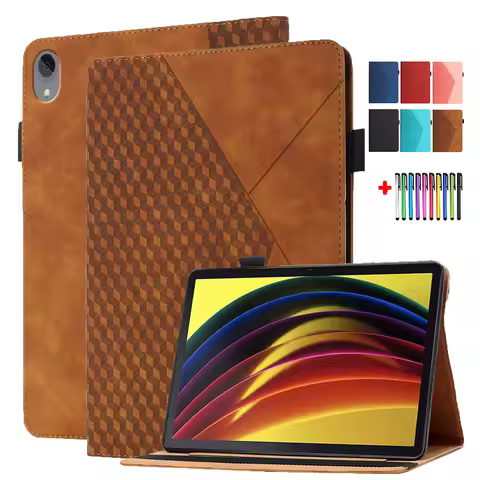 Flip Leather Tablet Case For Lenovo Tab M10 Plus TB-X606F X606X 10.3 P11 J606F M10 Cover TB-X605F X5