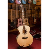 Stadd 09 41'inches Solid Flame Maple Acoustic Electric Guitar with Built in Fishman Isys Tuner