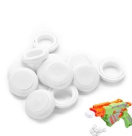 Mini Foam Frisbee Soft Disk Gun Bullets for Nerf Gun toys White 12 Pcs