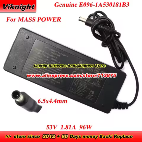 Genuine E096-1A530181B3 53V 1.81A 96W AC Adapter for Mass Power LOREX NVR CAMERA N844 NVR N847 N843A