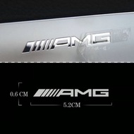 AMG 金屬貼｜MB Benz A180 C200 E260 CLA260 改裝 中控 車貼 金屬貼紙 反光貼紙 轉印貼