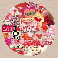 ❀  Valentine's Day Series 02 . Healing Love PET Clear Stickers ❀ 50Pcs/Set DIY Fashion Waterproof Re