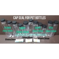 100pcs Cap Sealer for Pet bottle/Kutkutin jar/Shrinkable plastic seal