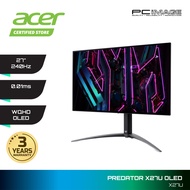 ACER PREDATOR X27U  GAMING MONITOR 27" WQHD OLED 240HZ/0.01MS/240HZ/HDMI/DP/TYPE-C/PD-90W/PIVOT/3YW