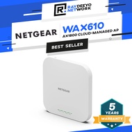 NETGEAR WAX610 Wireless WiFi 6 AX1800 PoE Multi-Gig Cloud Managed Access Point