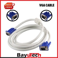 1.5m/3m/5m/10m/15m/20m/30m White 3+4 VGA Cable , TV , PC Monitor , Projector , LED , CCTV Recorder