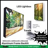 Big Size Factory Price Aluminium LED Lightbox Aluminum Sign Board Signage Banner Poster Advertisemen