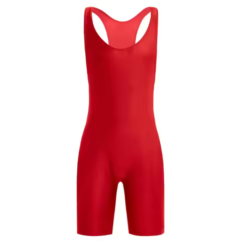 Swimwear Mens Wrestling Bodysuit Singlet Boxer Briefs Shorts Tight Bodysuit Gymnastics Leotard Wrest