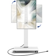 Stand TV Bergolek Fitueyes Dengan Jalur Kuasa - Stand TV Mudah Alih Untuk TV 32-75 Inci, Landskap Ke