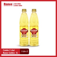 Combo 2 chai dầu ăn Ranee Golden 1 lít (1 lít/chai x 2 chai)