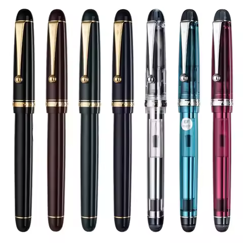 Japan Original Pilot Custom 74 Transparent 14k Gold Fountain Pen Business Office Men Women Gift Mr F