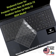 Keyboard Protector for Acer Predator Helios Neo 16 PHN16-72 2024 Model Predator Helios 16 PH16-72 Ga