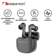 Nakamichi TW018ENC True Wireless Earbuds Bluetooth Earphone TWS HD Wireless Earbuds In-ear with Stereo Mic and Charging Box