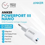 ANKER Powerport III Nano - Wall Charger 20W PD - A2633 - GARANSI RESM
