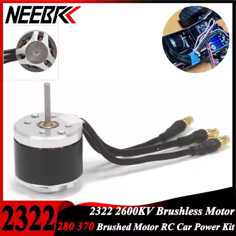 2322 2600KV Outrunner Brushless Motor for 1/10 1/12 1/14 1/16 RC Car Crawler AXIAL SCX24 280 370 Bru
