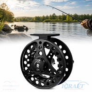 CRAFTMX Fly Fishing Reel, Aluminum Alloy 2+1BB Bearings Fly Reel, Durable 85mm Diameter 5/6 WT Fishi