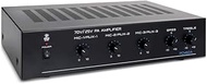 Compact Mini Home Power Amplifier - 100W Smart Indoor Audio Stereo Receiver w/RCA, 3 Microphone IN, 