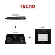 (Hood + Hob + Oven) Tecno Slim Hood TH978TL + T333TGSV Glass Hob + TBO630 Oven Package Offer