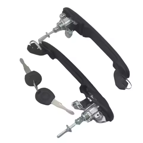 6N0837207C/D 2PCS FRONT LEFT RIGHT DOOR HANDLE WITH 2 SAME KEYS FOR POLO 6N 6N1 6N2 SHARAN SEAT ALHA