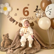 Mori Series Baby Full Month Hundred Days 4 Months Decoration 6 Months Balloon Half Birthday 120 Days