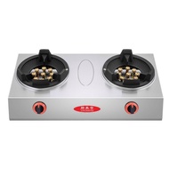 Pub Gas Stove Burner Toilet Ventilation Fan High Heat Dual Burner Gas Stove Liquefied Natural Gas