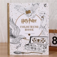 Harry Potter Anti-Stress Coloring Book A4 Size 96 Pages Magical Graffiti & Drawing Sketchbook Perfec