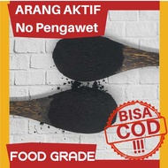 Arang Hitam Aktif / Mr Herbs Food Grade Activated Charcoal 50gr / Pewarna Makanan Bubuk / Bubuk Aran