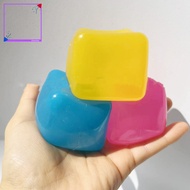 [VM] Stress Relief Cube Toy Mini Cube Squishes Toy Glow-in-the-dark Stress Relief Cube Fidget Toy for Kids Teens and Adults Slow Rebound Gel Filled Squishy Toy Perfect Gift