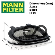 Original MANN-FILTER Air Filter C 36 014 - For BMW X3 F25 18d , X5 E70 3.0dX, X5 F15 F85 25d, X6 E71