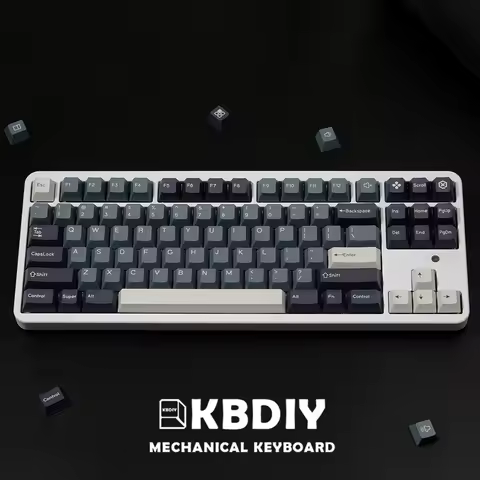 KBDiy 176 Keys/Set GMK Apollo Keycaps Custom Cherry Profile PBT Keycap ISO 7U Double Shot for Game M