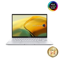 ASUS 華碩  Zenbook 14 OLED UX3402VA-0092S1360P白霧銀/無鼠(14"/i7-1360P/16GB/512GB SSD/2.8K/OLED/EVO/180度轉軸/