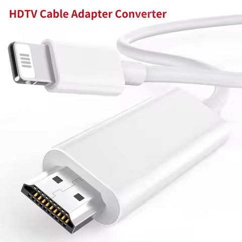HDTV Cable For iPhone 14 13 1080P Digital AV Adapter Sync Screen Connector HDMI-Compatible Cable HD 