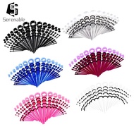 [Serenable] 50Pcs Acrylic Ear Pincher Septum Stretching Kit Expander Body Jewellery