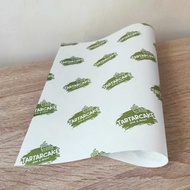 CUSTOM Foodgrade Baking Paper 28 x 32 cm - Wrap Paper Wrapping Paper/ Oil Paper/